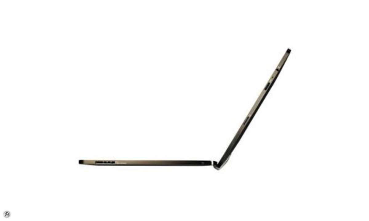 ist sehr schlank und etwas über 1,3 Kilogramm schwer.
© Asus