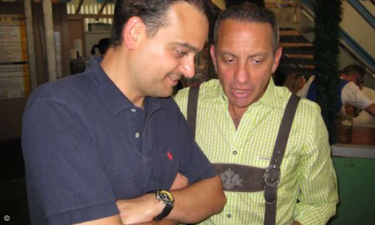 CRN-Chefredakteur Markus Reuter im Gespräch mit Also Actebis-Chef Gustavo Möller-Hergt