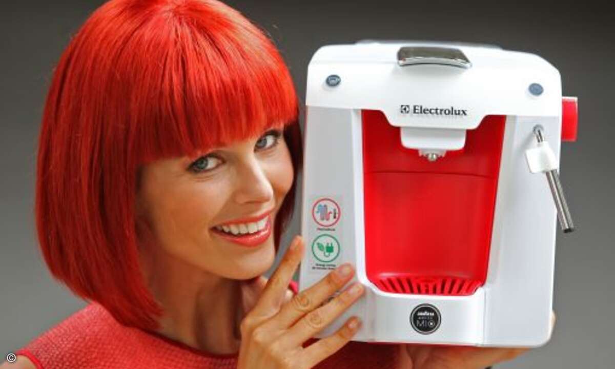 Schon morgens gut wachgeküsst: Electrolux coffeemaker