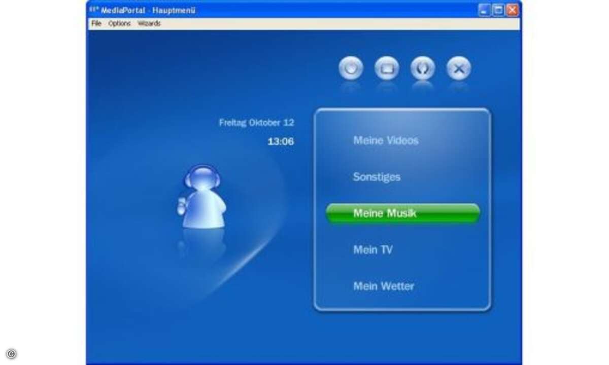 Microsoft hat in aktuelle Windows-Version ein Media Center integriert. Dessen Funktionen können Sie mit dem Tool Media Portal toppen.
