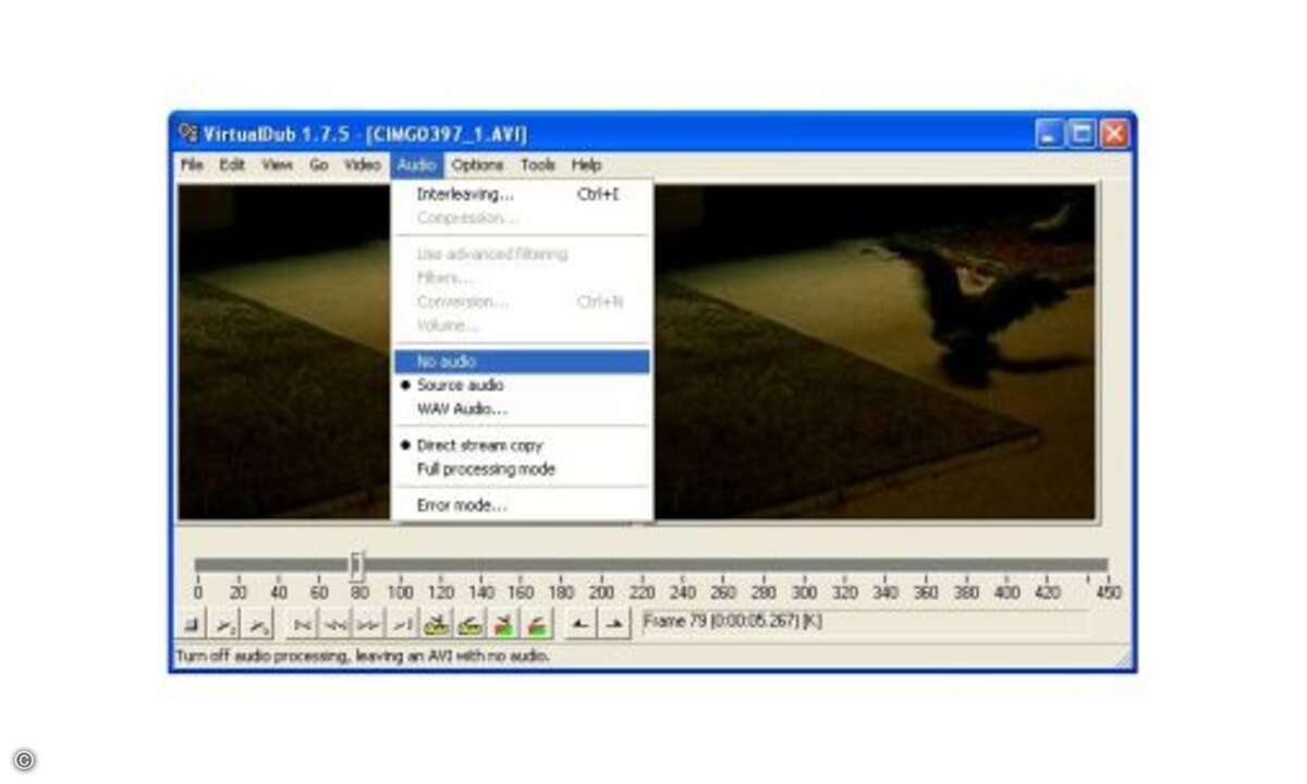 VirtualDub ist eine kostenlose Software zum TV-Capturing und kann Videodateien bearbeiten.