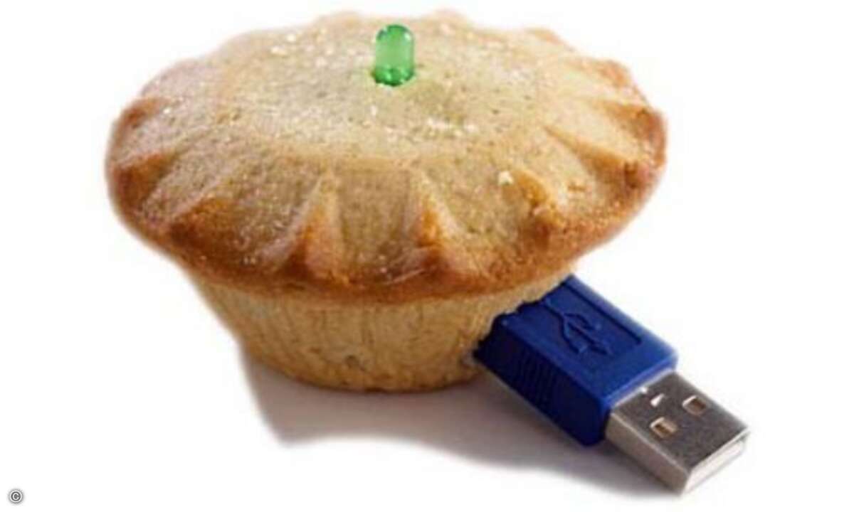 Selbst vor Essbaren wird nicht halt gemacht. Als Minikuchen..©USBKaiser.de