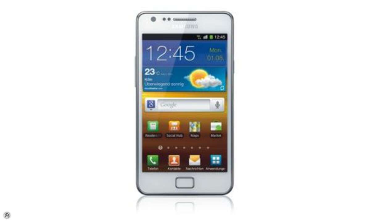 Endlich: Ab September gibt es das S II auch in Weiß...
© Samsung