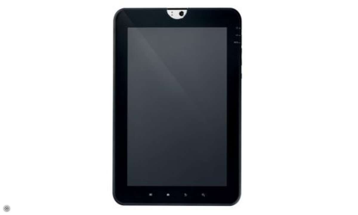 ...hat ein 10,1 Zoll-Touchdisplay mit 1280 x 800 Bildpunkten ....
© Toshiba Tablet AT100