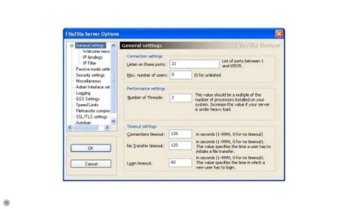 Der freie FileZilla Server bietet alles, was einen vollwertigen FTP-Server mit Benutzerverwaltung für Windows ausmacht.