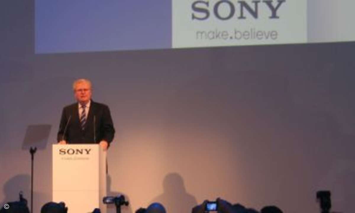 Sony CEO Howard Stringer verkündet die Strategie des Elektronikriesen