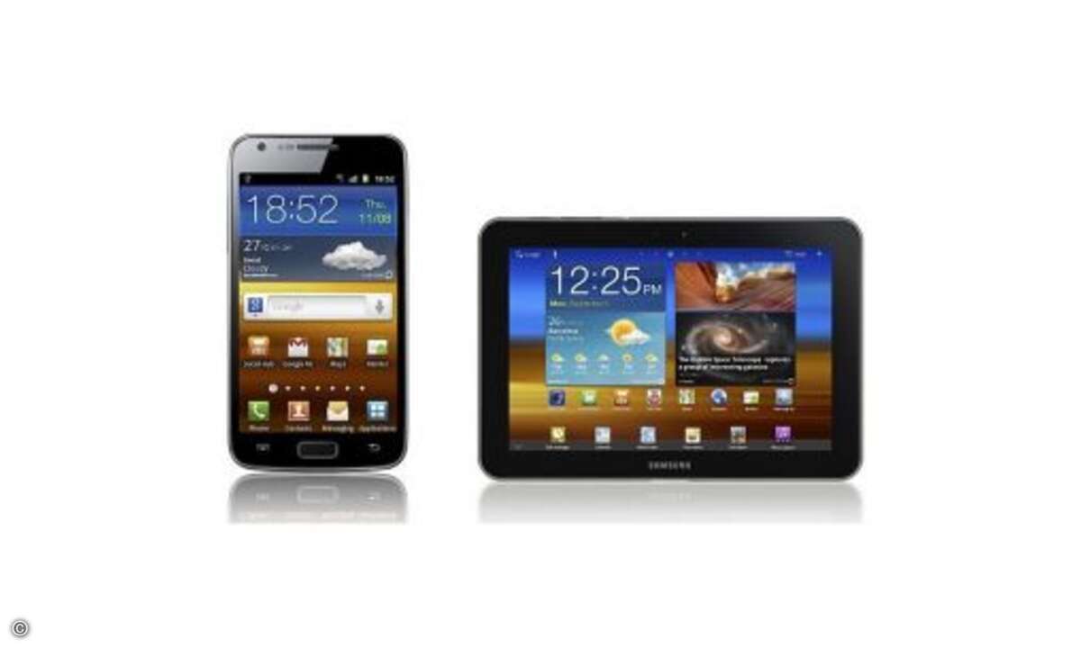 Samsung Galaxy S2 LTE
Mit dem Samsung Galaxy S2 ist den Koreanern ein Meisterstück gelungen (zum Volltest des Galaxy S2), jetzt kommt auch die LTE-Version des Android-Flaggschiffs. Der Prozessor taktet mit zwei Kernen je 1,5 Gigahertz, das AMOLED-