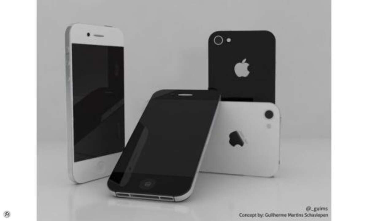 iPhone 5 Konzept von Guilherme Schasiepen
...immherhin: das Telefon wird dünner, gleichzeitig wächst das Display auf 4 Zoll und die Kamera auf 8 Megapixel.
© Guilherme Schasiepen