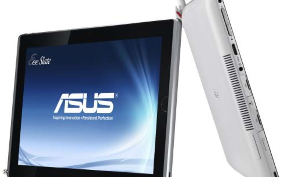Das Tablet zeigt sich auch anschlussfreudig.
© Asus