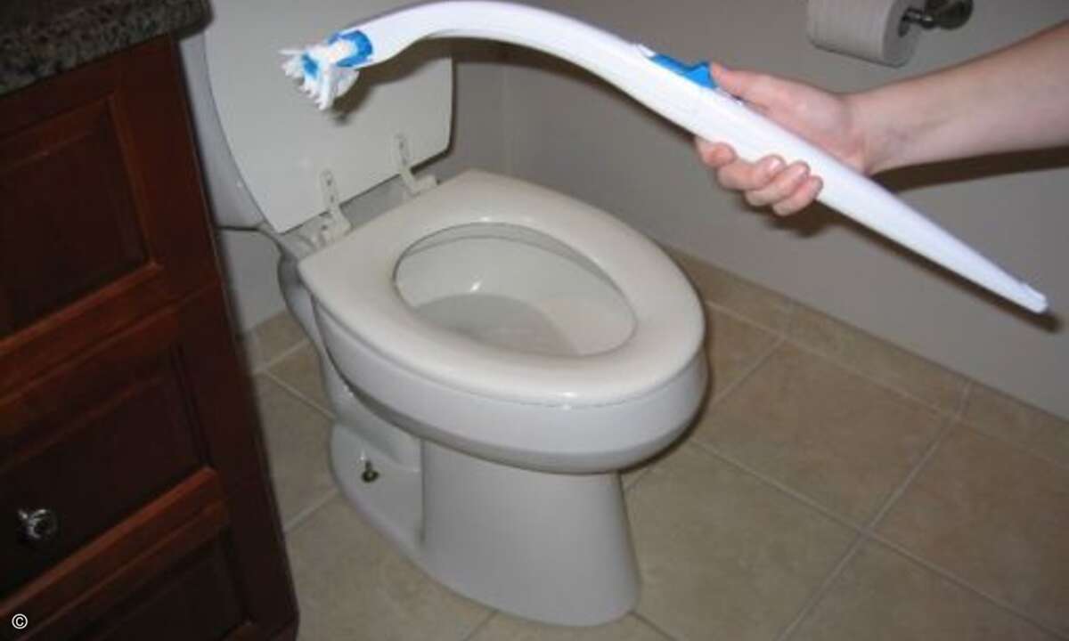 Die Toilettenbürste sollte besser nicht für die Körperhygiene benutzt werden...