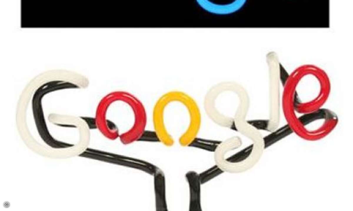 Google-Neonröhre: Tagsüber ganz nett, abends ein Hingucker.
Foto: www.googlestore.com