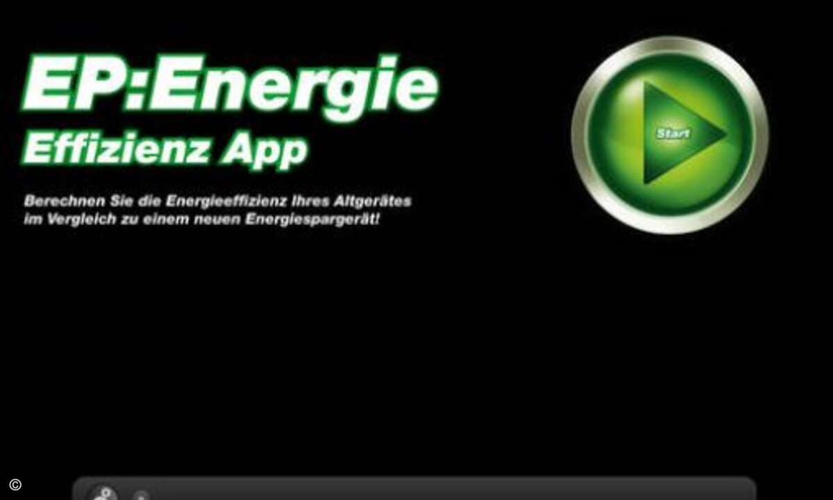 ...wie auch die neue Energiespar-App zeigt