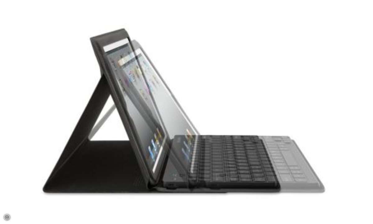 ... die das flexible Aufstellen des iPad2 erlaubt.
© Belkin