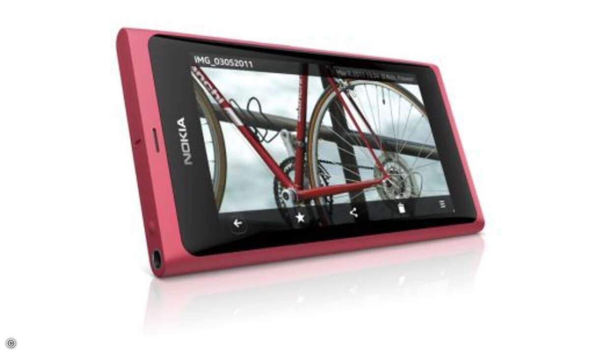 Nokia N9 gibt es auch in Pink
© Nokia
