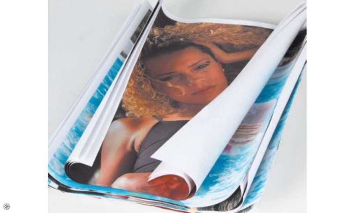 Keine Chance für Normalpapier: Wer A4-Fotos auf dem Kodak Office 2170 ausdrucken will, muss dafür dickes Hochglanzpapier verwenden, sonst rollen sich die Ränder ein.
© PC Magazin