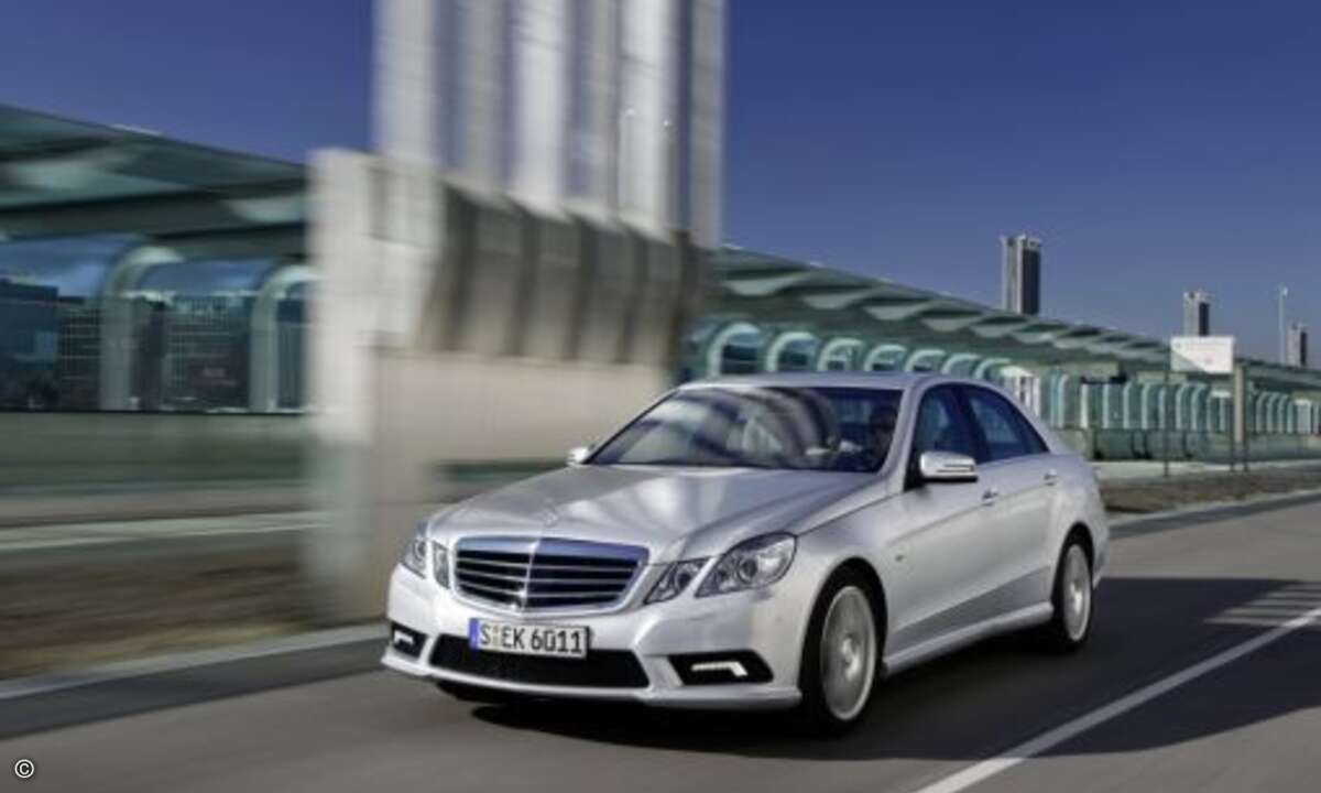 Mercedes E-Klasse: Ein 60.000 Euro-Auto auf Platz 9 (Herstellerfoto).