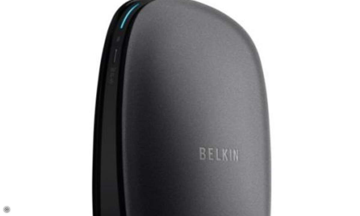 Der »Surf N150« Wireless Router bietet WLAN-Geschwindigkeiten von bis zu 150 MBit pro Sekunde, intelligente Antennen, Easy Setup und voreingestellte Sicherheit. Belkin empfiehlt einen Verkaufspreis von 34,99 Euro.