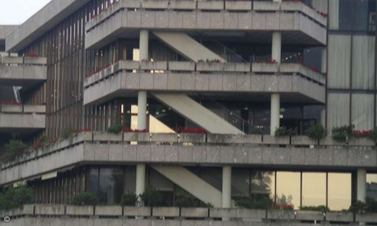 Das Congress Center Hamburg (CCH liegt in der Innenstadt.