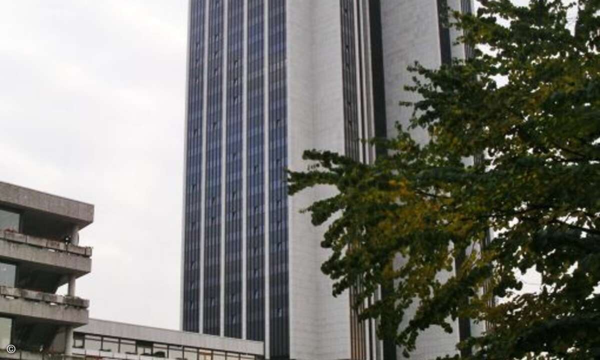 Neben dem CCH befindet sich ein Hotel für Tagungsteilnehmer.