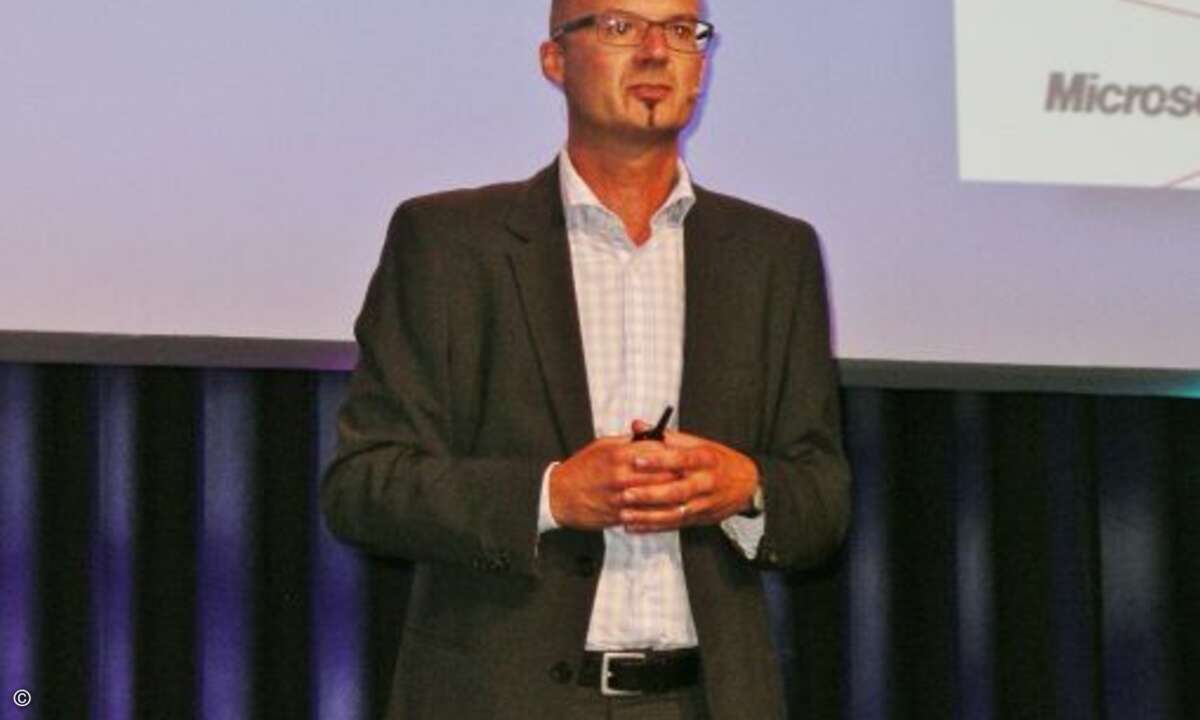 Bernd Stopper trat erstmals in seiner neuen Rolle als Channel-Manager von Microsoft Deutschland auf.