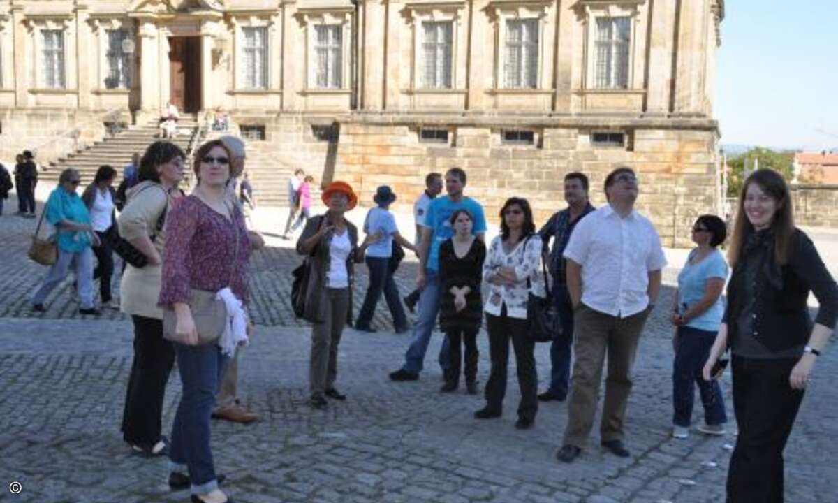 Die Messebesucher konnten sich in einer Stadtführung auch Bamberg ansehen