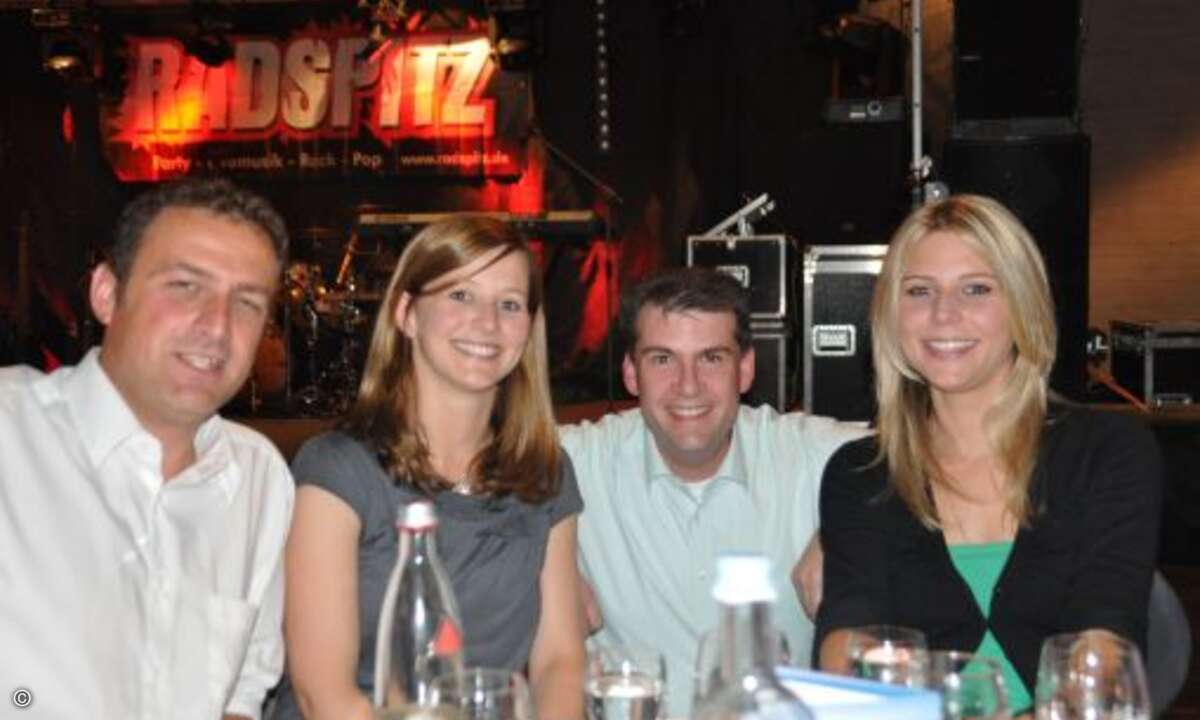 Markus Schmidt, Kathrin Kessler, Oliver Müller und Laura Köhler