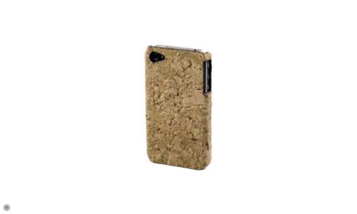 Für Minimalisten und Naturliebhaber eignet sich die korkbeschichtete Tasche von Hama. Das passgenaue Cover im Naturlook hat Aussparungen für den Zugriff auf Anschlüsse und Bedienelemente.
Das Handy-Cover