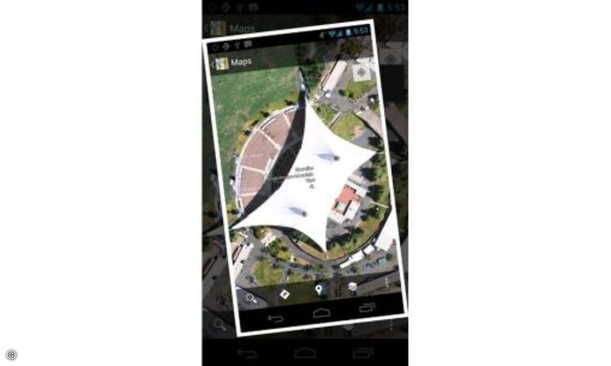 Die Screenshotfunktion wurde in Android 4.0 endlich ins Betriebsystem integriert.
© Google
