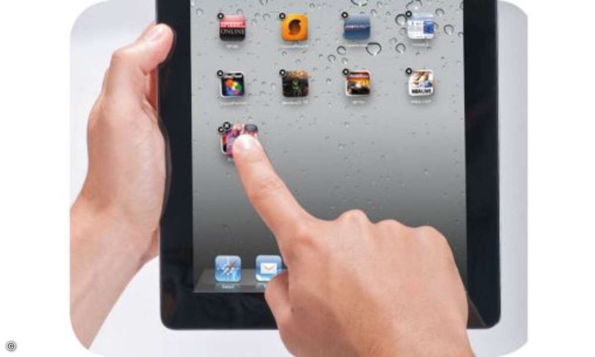Ordnung ist das halbe Leben
Wenn Sie Apps in Ordnern organisieren möchten, lösen Sie eine Anwendung aus dem Raster und
legen sie auf eine zweite, um beide in einem gemeinsamen Ordner unterzubringen.
