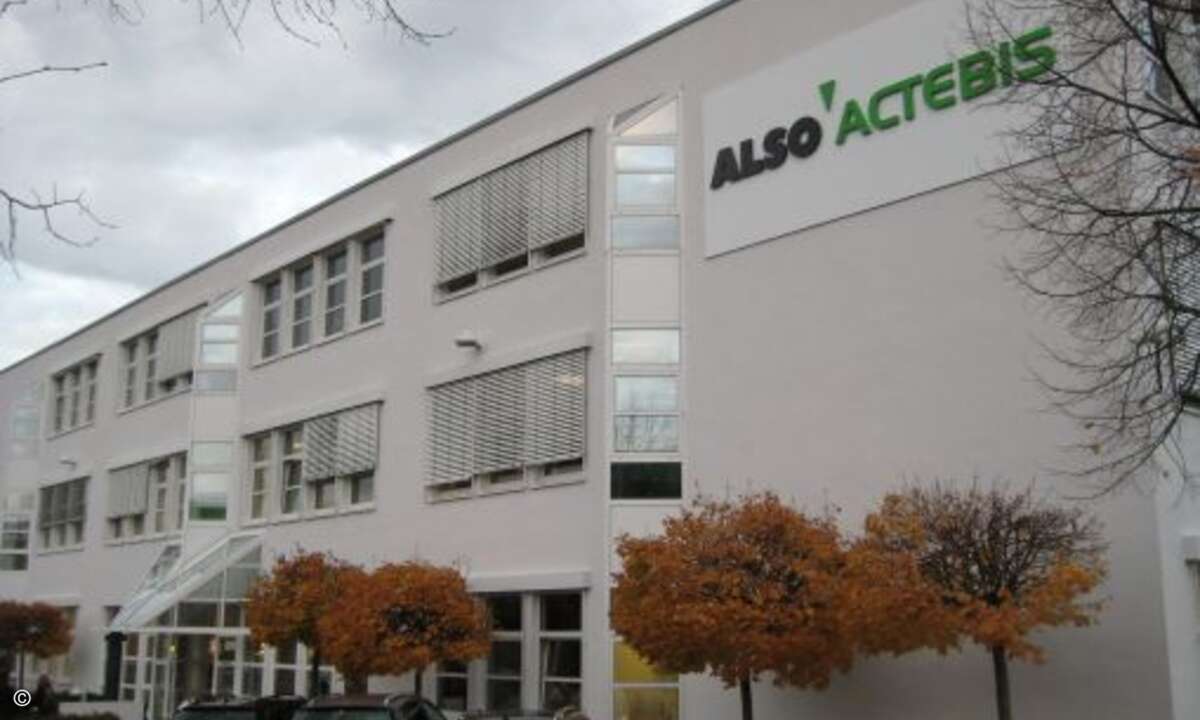 Sammelpunkt Lange Wende: Die Also Actebis-Mitarbeiter und ihre Geschäftspartner starteten in der Actebis-Zentrale