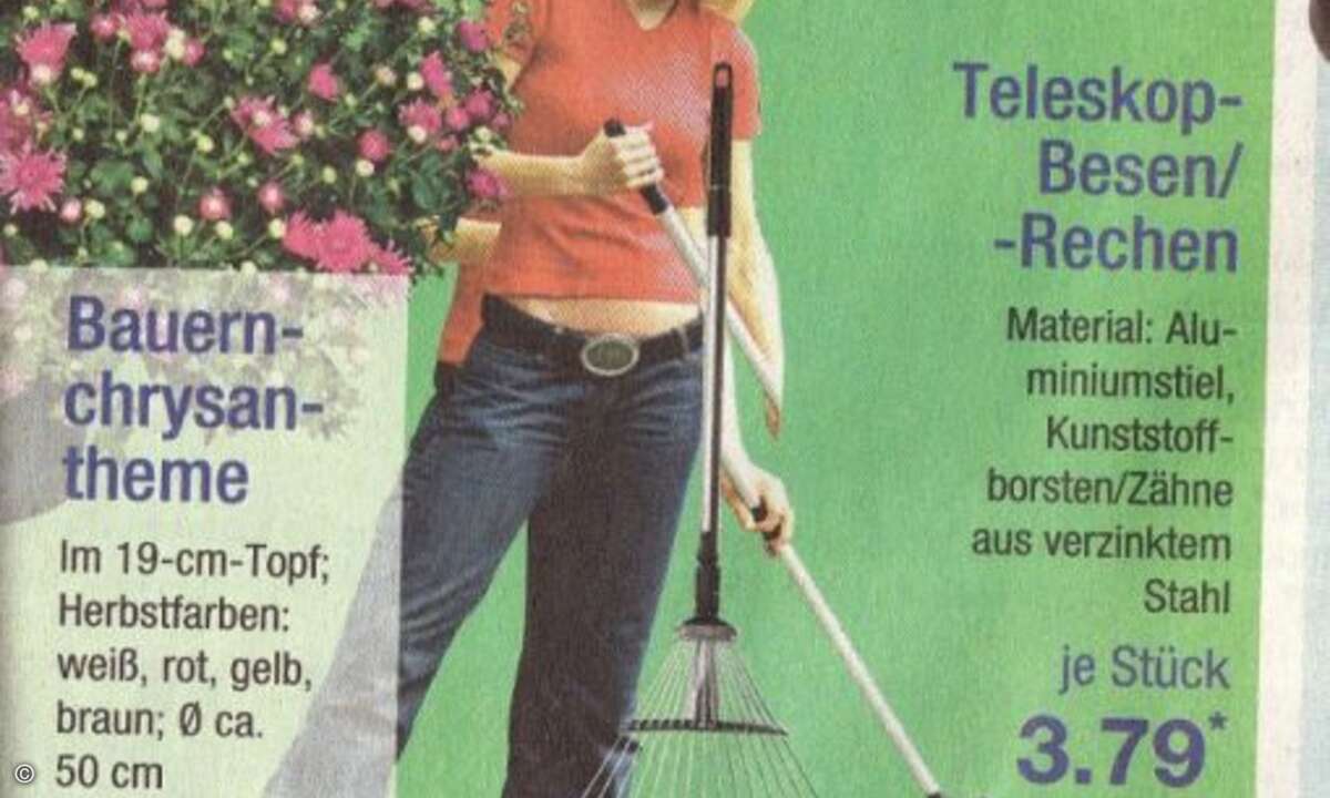 Dieser Rechen ist so leicht, sie werden ihren Arm beim Fegen kaum mehr spüren.