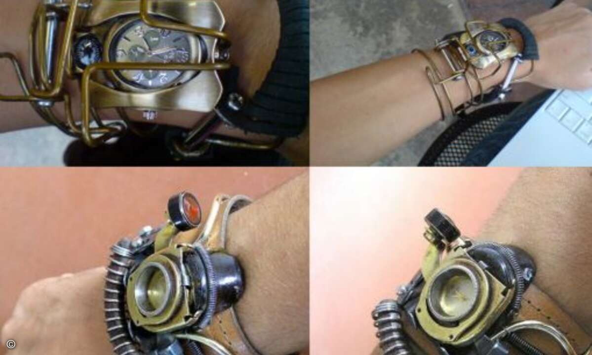 Digitale Analogien: Steam Punk Uhren