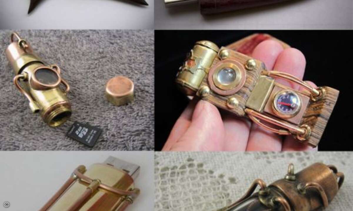 USB-Sticks aus Steam Punk