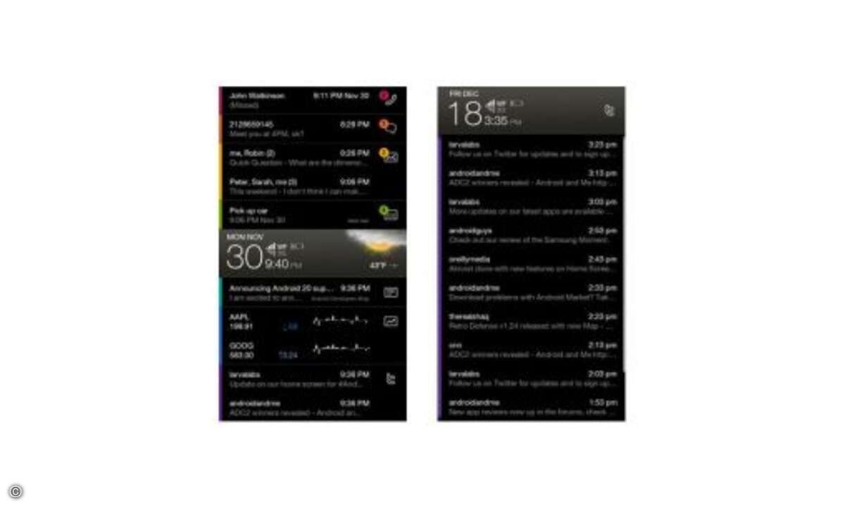 Slide Screen
Während die meisten Launcher einer ähnlichen Bedienlogik folgen, krempelt Slide Screen das Android-System grundlegend um. Die Oberfläche ist daher gewöhnungsbedürftig, besticht aber mit einer durchdachten Anordnung und hohen Übersicht