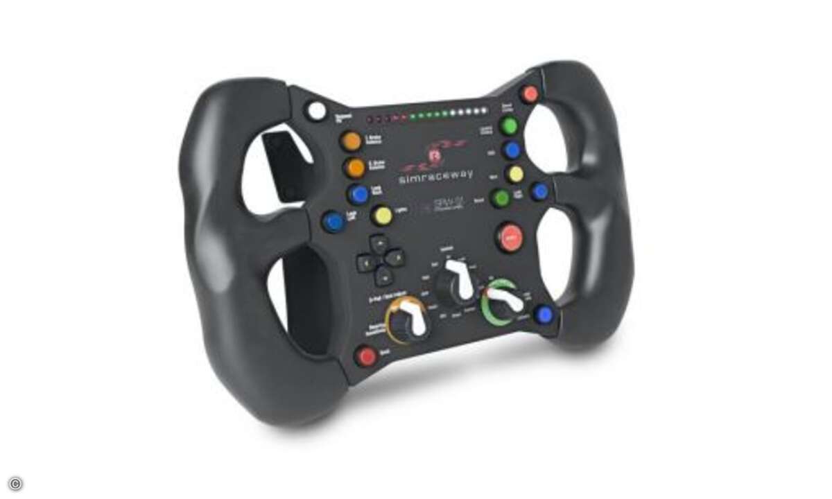 Die Griffe sind gummiert und sollen ein gutes Lenkgefühl vermitteln. © SteelSeries
