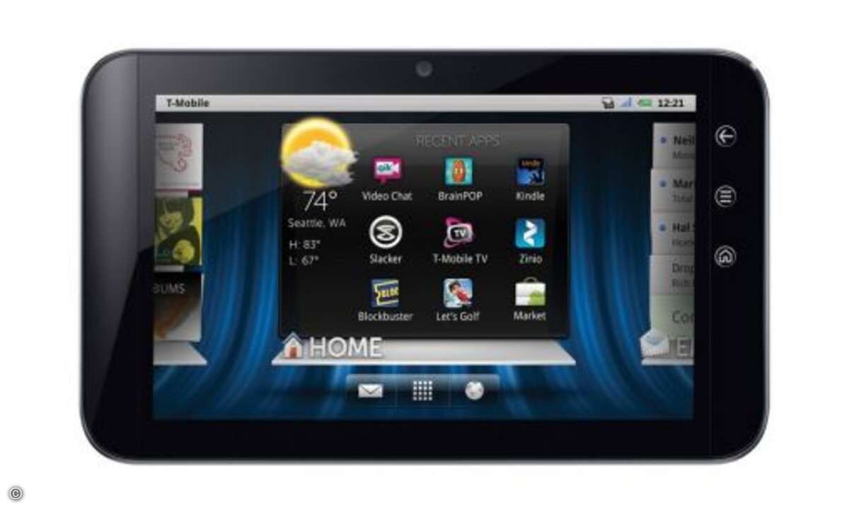 Dell Streak 7 – jetzt beim Media Markt für 199 Euro
Das Dell Tablet gehört zu den kleinen Tablets mit seinem 7-Zoll-Touchdisplay. Dessen Auflösung von 480 x 800 Bildpunkten kann es jedoch nicht mehr Details anzeigen als viele Smartphones mit 4 Zol
