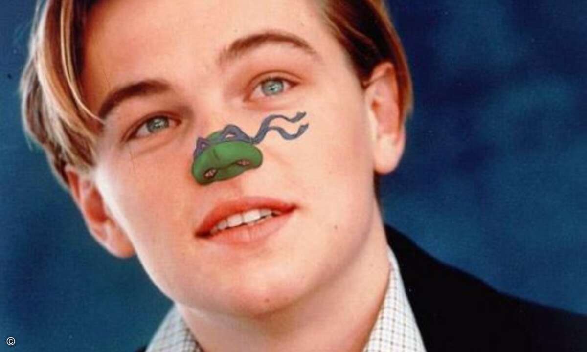 Auch Leonardo darf natürlich mitspielen.