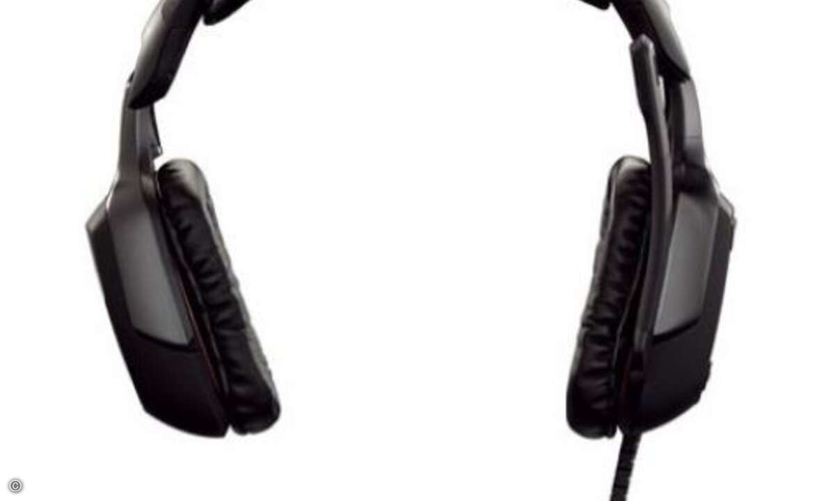 Die Polster sitzen gut und der gute 3D-Sound erlaubt präzise Positionsbestimmungen. © Logitech