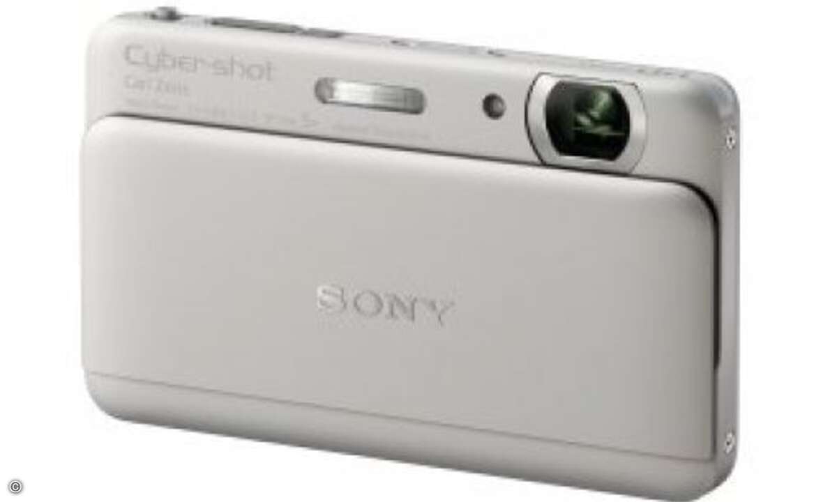 Sie derzeit flachste Digicam der Welt: Sony Cyber-shot DSC-TX55