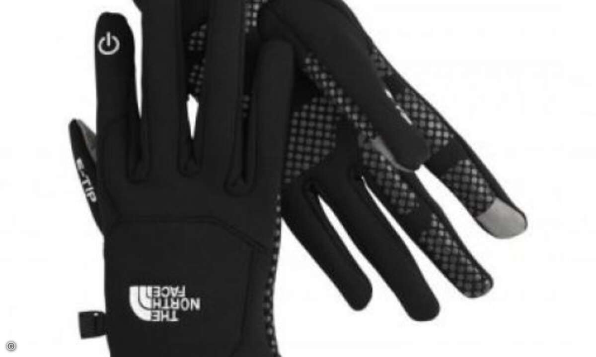 eTip Gloves von The North Face - damit lassen sich auch iPhone, MP3Player und Touchscreens aller Art bedienen