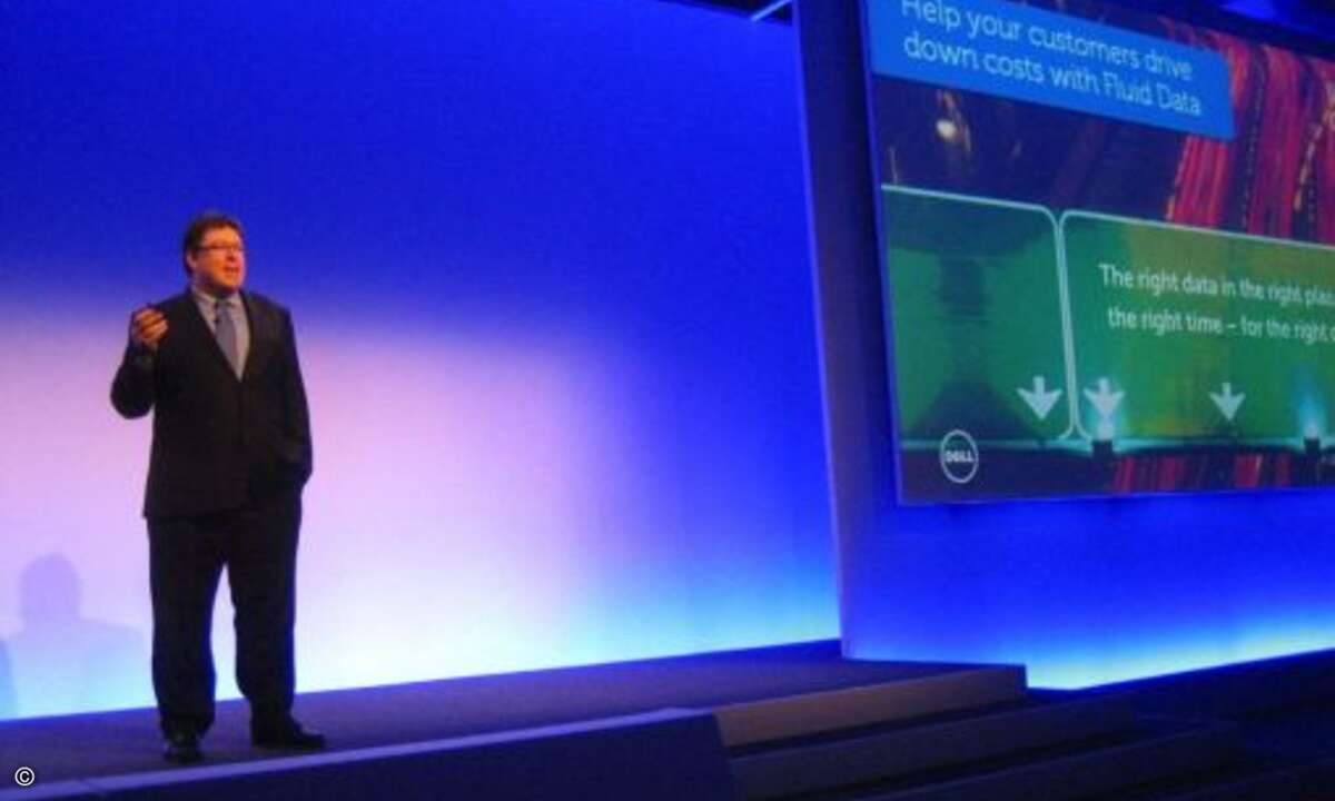 Nach Präsentationen von Andy Hardy, Head of UK Public and Large Enterprise Storage Sales, und...