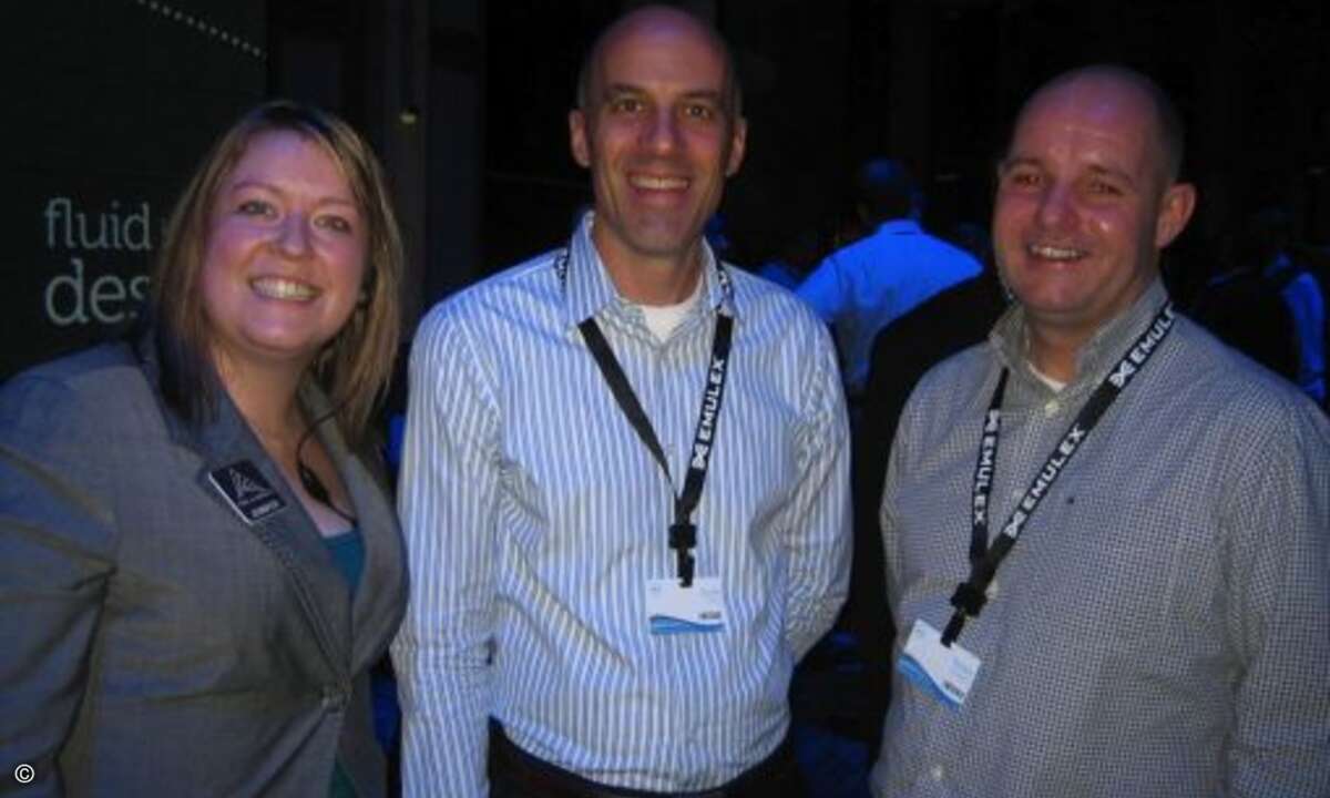 Jennifer Brown, Scott Horst und Robin Kuepers (alle Dell)