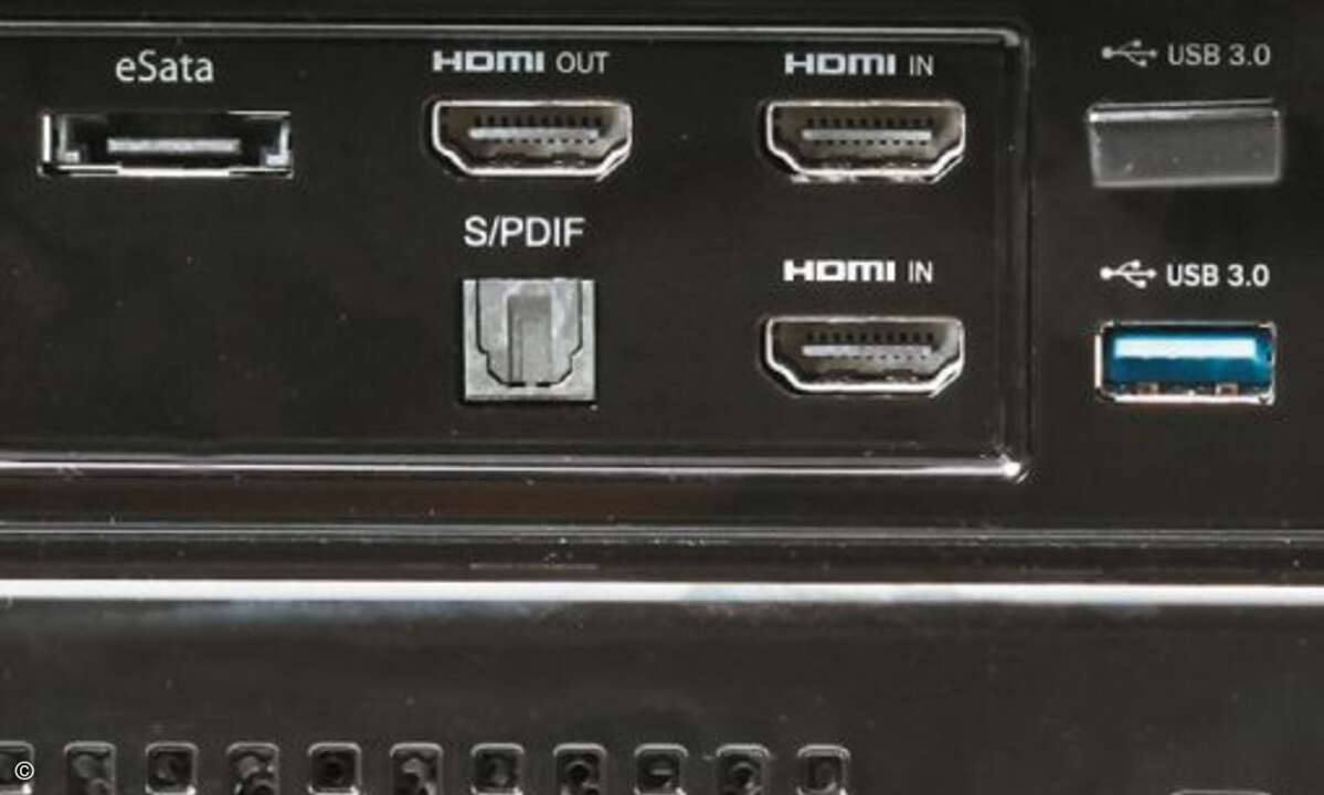 Mit seinen zwei HDMI-Eingängen kann der Acer auch als Monitor fungieren.