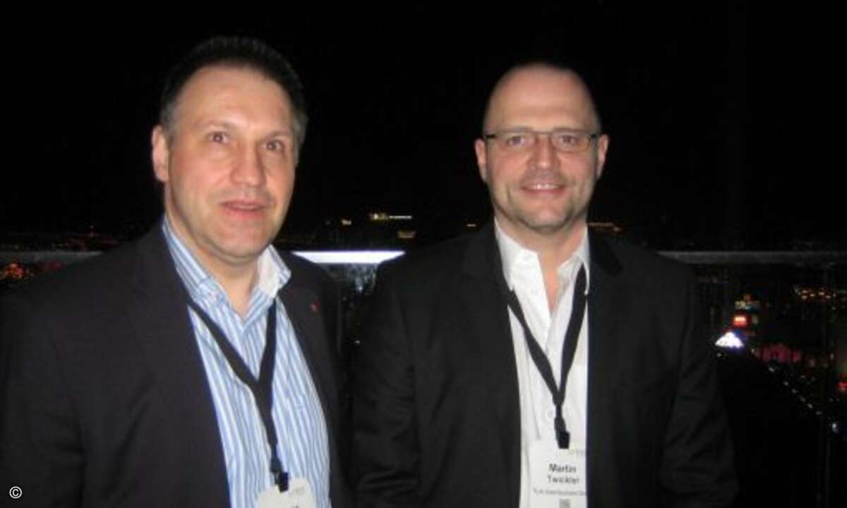 Gerold Arheilger (Xantaro) und Martin Twickler (TLK)