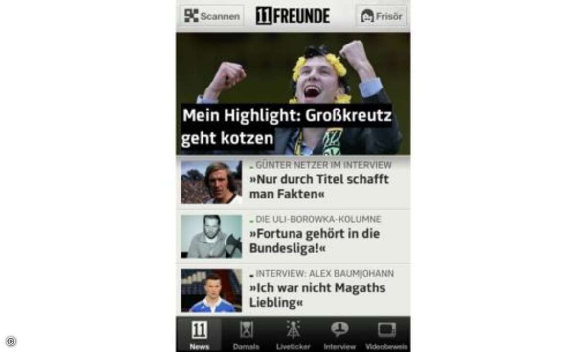 11 Freunde  Hier gibt's täglich Infos zur 