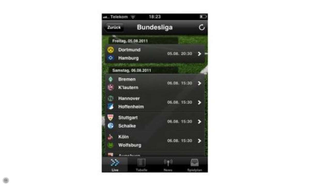 Sport 1  Mit tagesaktuellen Meldungen, Hintergrundberichten und Interviews informiert die Sport-1-App umfassend über alles, was Bundesliga-Symatphisanten im Speziellen und Fußball-Fans im Allgemeinen rund um das runde Leder wissen müssen.  Dank detai