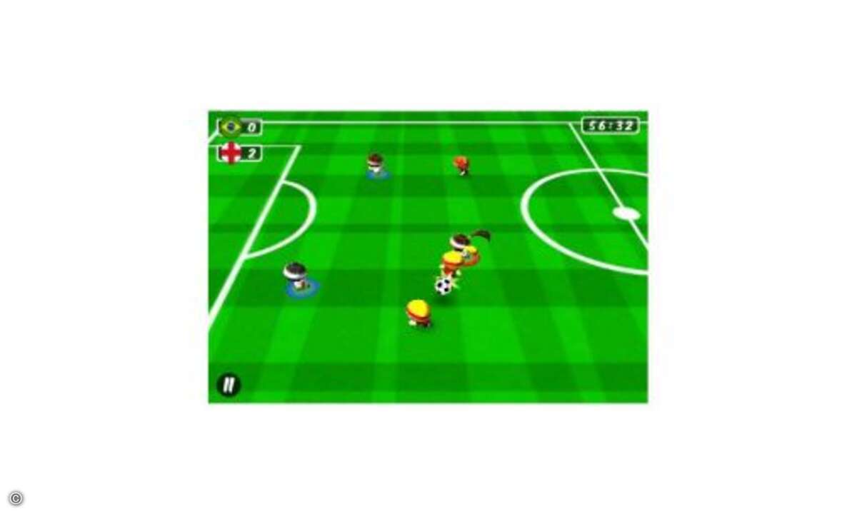 Chop Chop Soccer  ... sollte sich mal bei Chop Chop Soccer versuchen. Das Spiel lässt zwar sämtliche Fußballregeln außer acht, ist aber sehr flott und macht auch nach der vierten Partie immernoch richtig Laune. © connect