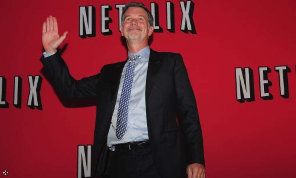 Platz 3: Reed Hastings, CEO von Netflix. 
CEO-Fehlverhalten: Schlechte Kommunikation, zunehmend komplizierte Produktnutzung.
Netflix machte sich einen Namen mit dem Service eines pauschalen Flatrate-DVD-Verleihs per E-Mail in den USA.  Und das Unte