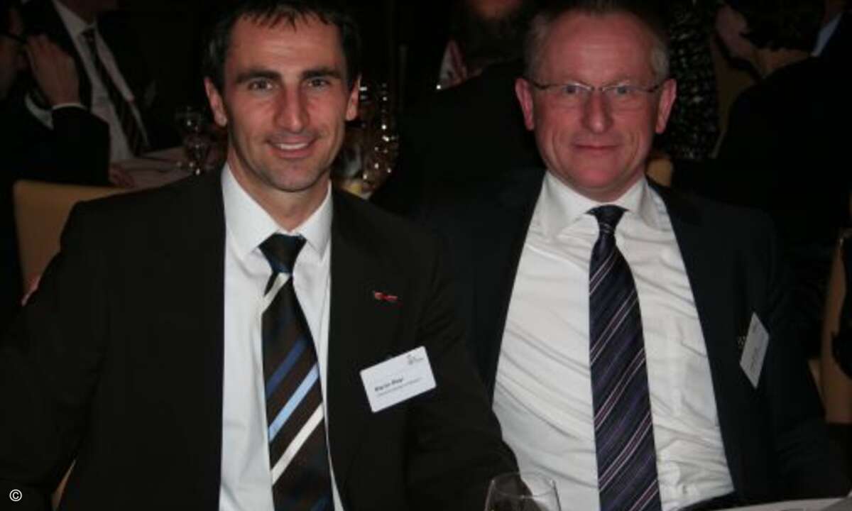 Martin Mayr von Cancom mit Jörg Brünig von Fujitsu