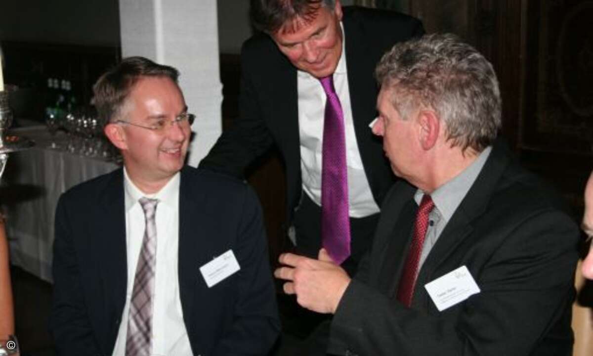 Cancom-Chef und –Gründer Klaus Weinmann war der Mittelpunkt der Feierlichkeiten
